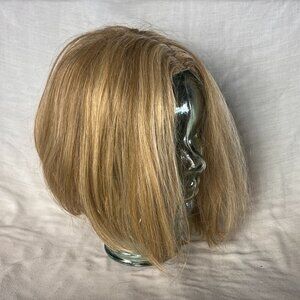 Women's Blonde A-Line Straight Hair Wig Synthetic Costume Cosplay Angled Bob